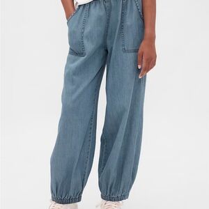 Gap Kids High Rise Denim Baggy Joggers, XXL (14-16)
